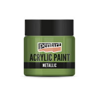 Pentart metallic acrylverf 50 ml – Groen