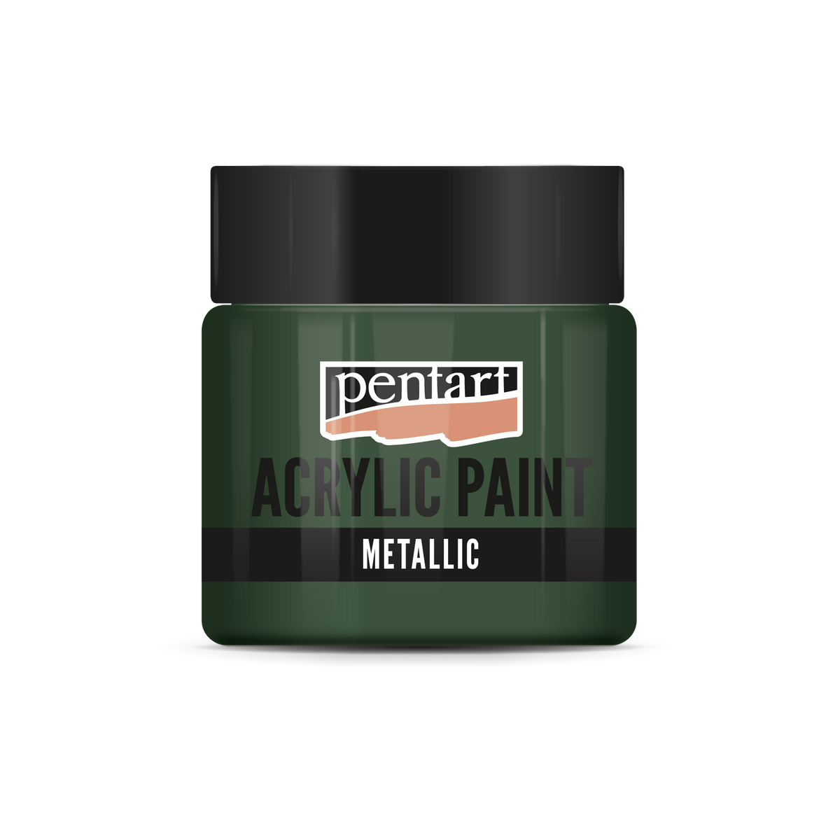 Pentart metallic acrylverf 50 ml – Klimopgroen