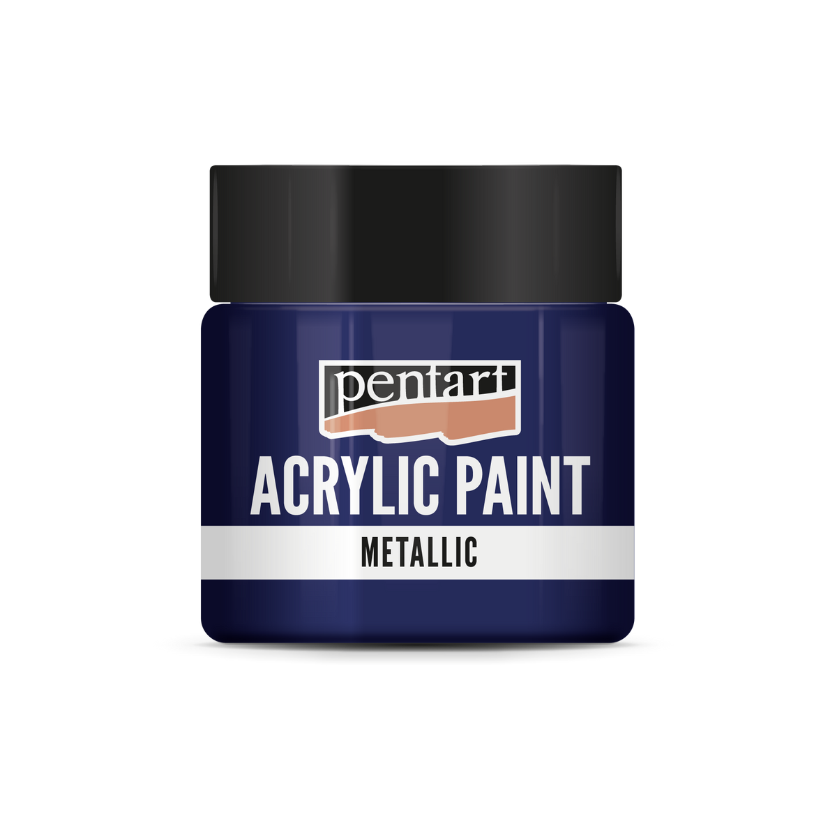 Pentart metallic acrylverf 50 ml – Kobaltblauw