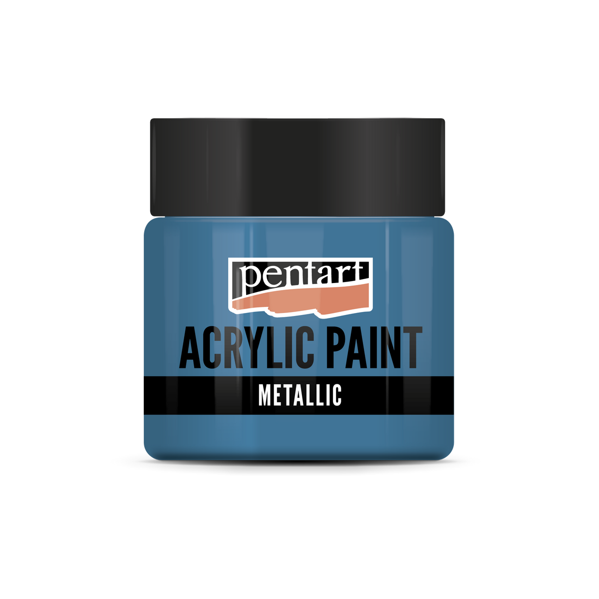 Pentart metallic acrylverf 50 ml – Lichtblauw