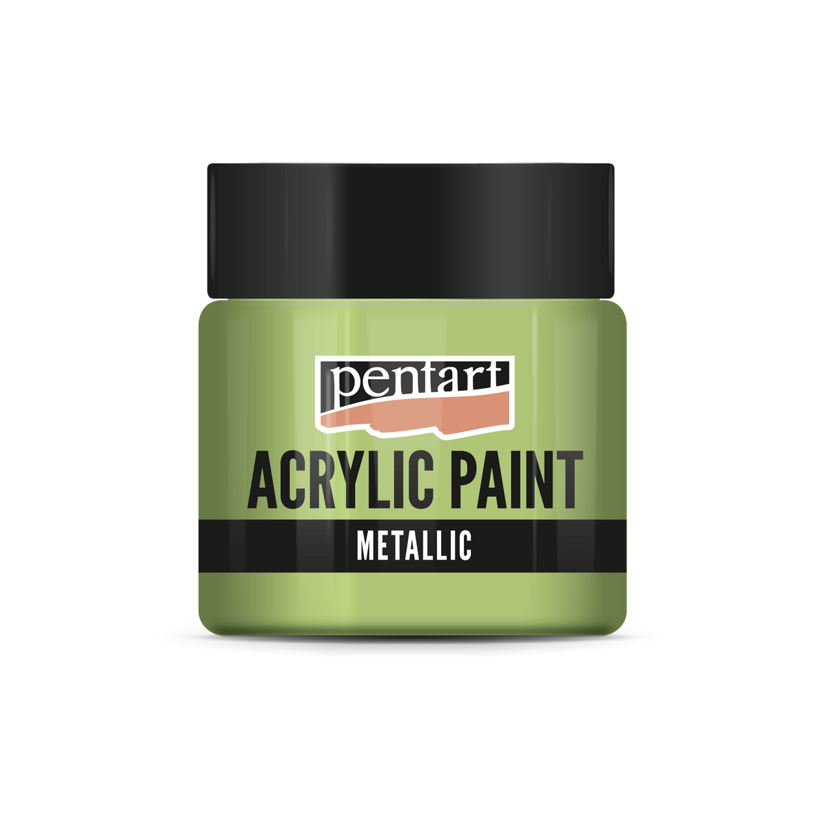 Pentart metallic acrylverf 50 ml – Lichtgroen