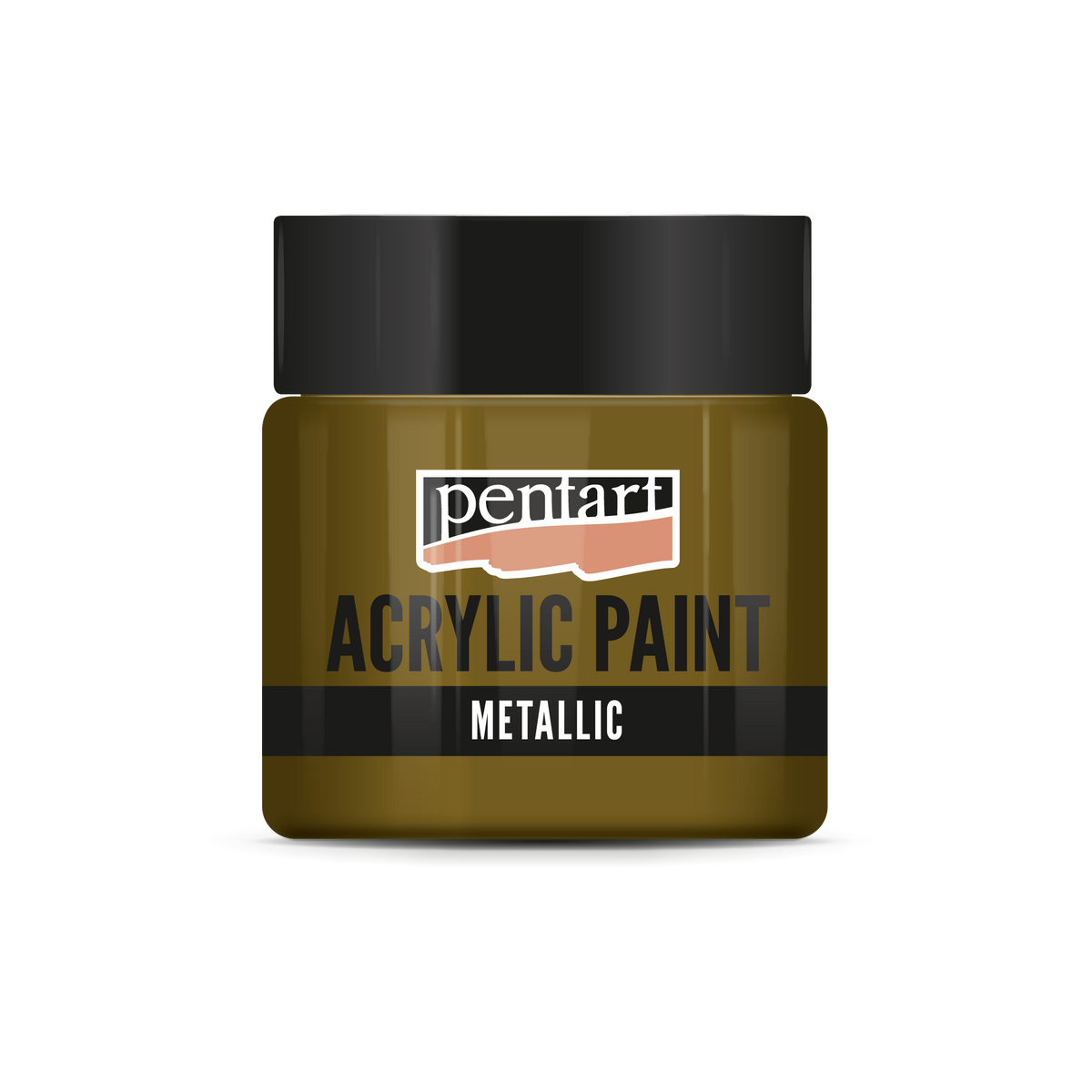 Pentart metallic acrylverf 50 ml – Messing