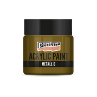 Pentart metallic acrylverf 50 ml – Messing