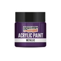 Pentart metallic acrylverf 50 ml – Paars