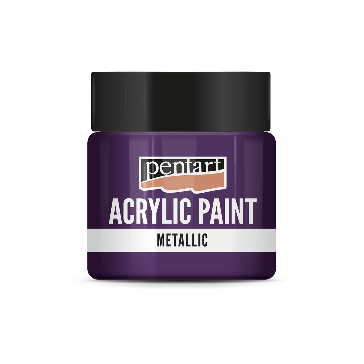 Pentart metallic acrylverf 50 ml – Paars