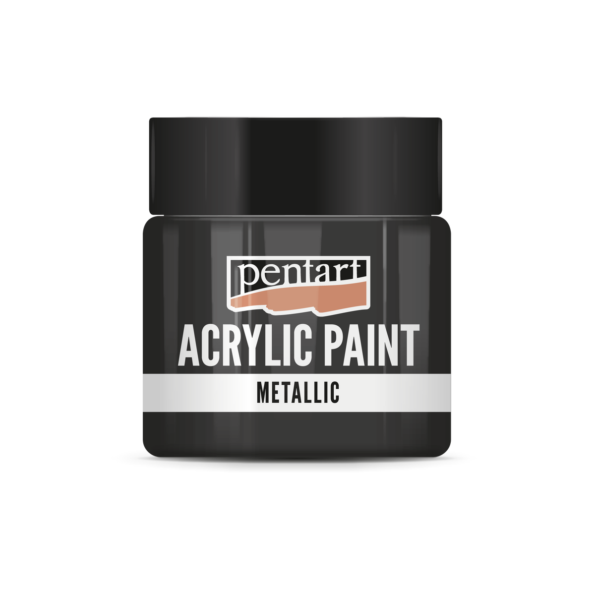 Pentart metallic acrylverf 50 ml – Sparkling zilver