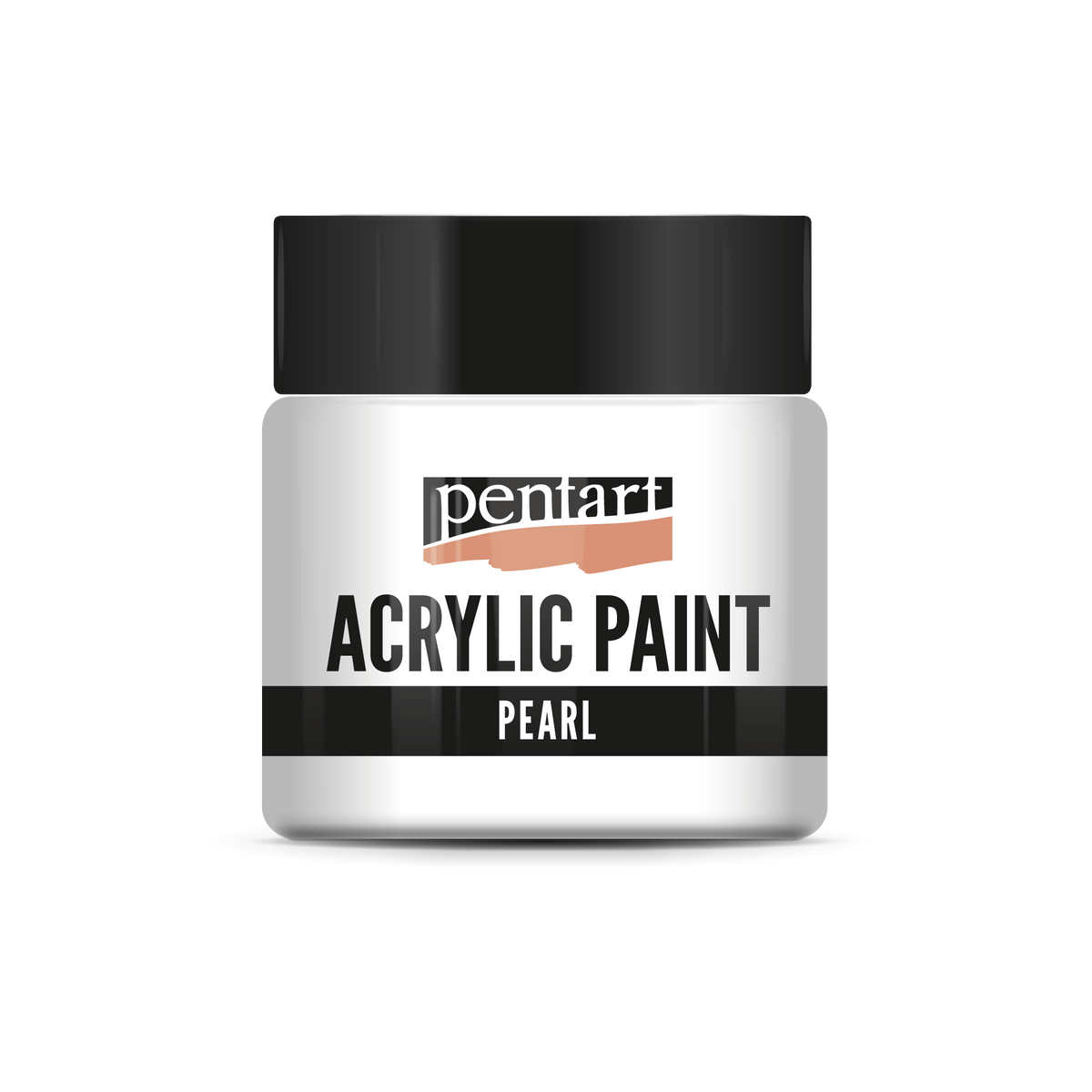 Pentart parelmoer acrylverf 50 ml – Wit
