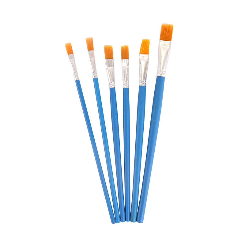 Pentart penselenset, 6 stuks – Blauw