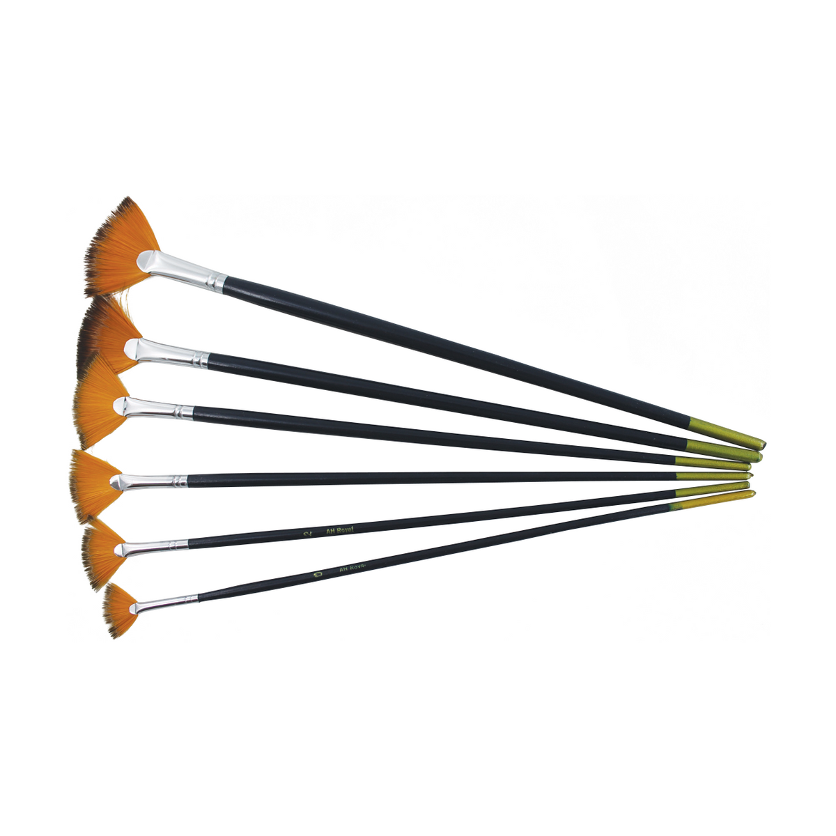 Pentart penselenset, 6 stuks – Waaier