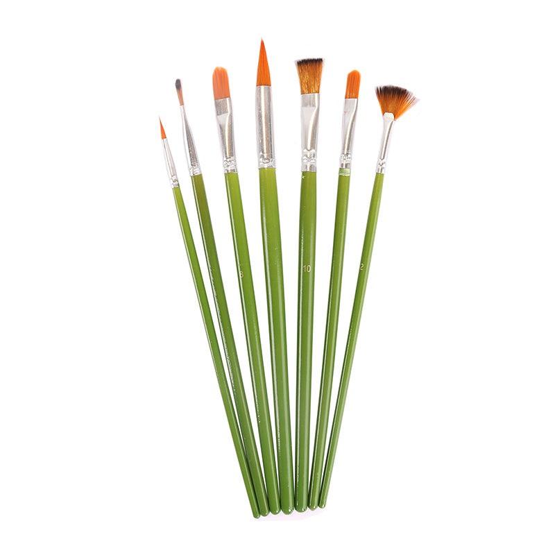 Pentart penselenset, 7 stuks in verschillende vormen