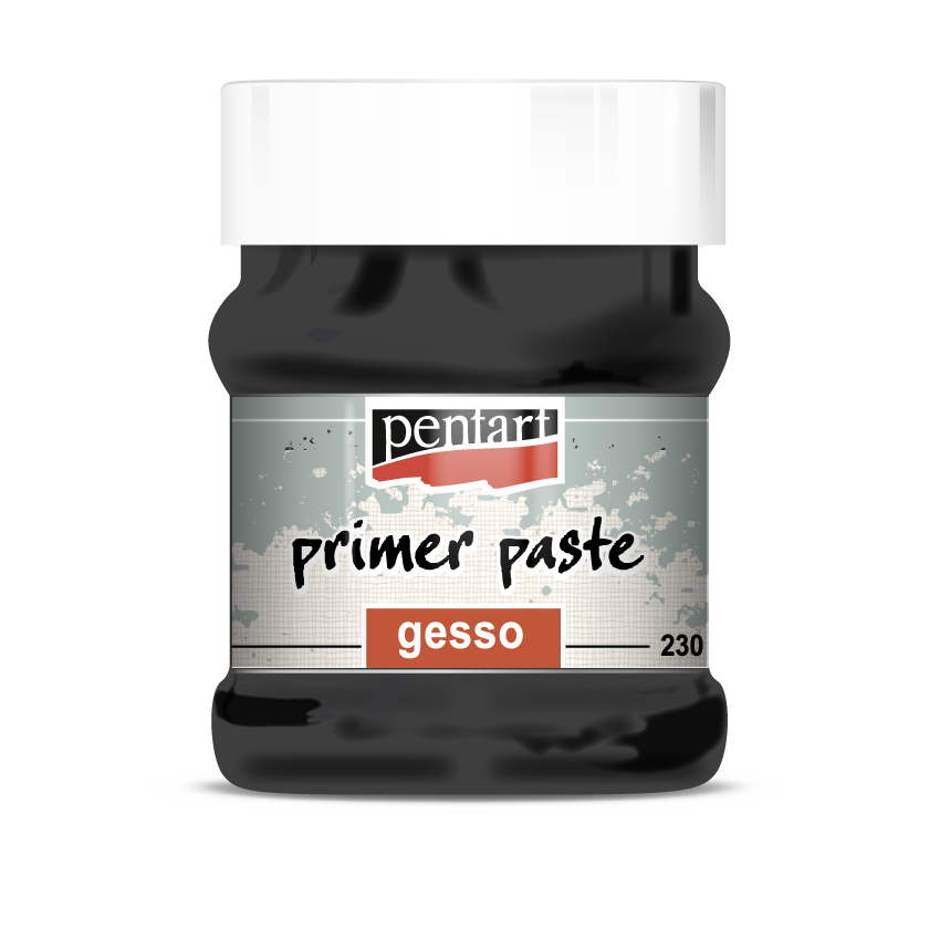 Pentart Primer paste, zwarte primerpasta 230 ml