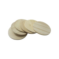 Pentart ronde houten onderzetters voor glazen, Ø 10 cm, set van 6