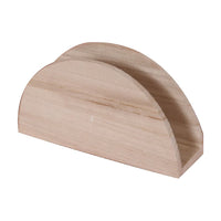Pentart servettenhouder van hout, boogvorm, 14 × 4 × 8 cm