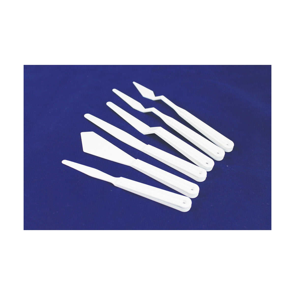 Pentart spatelset van plastic, 6 stuks