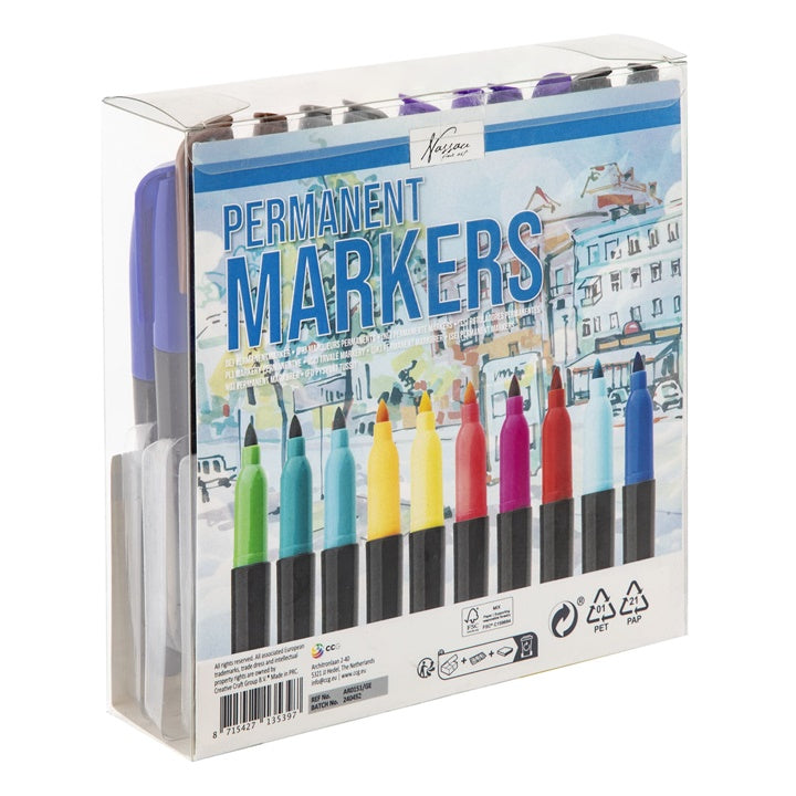 Nassau permanent markers, set van 30 stuks – afbeelding 3