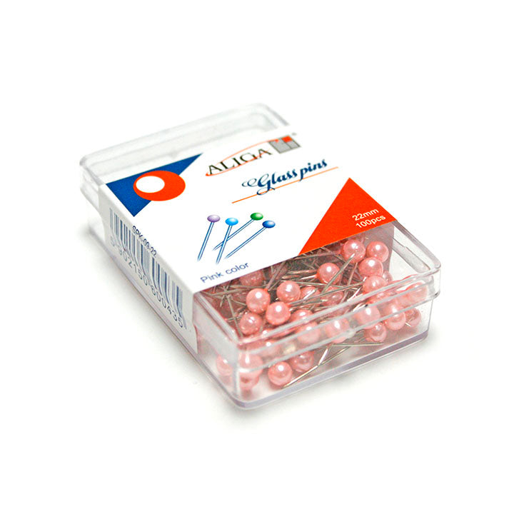 Pins with Colored Heads, 22 mm / 100 pcs | various colors