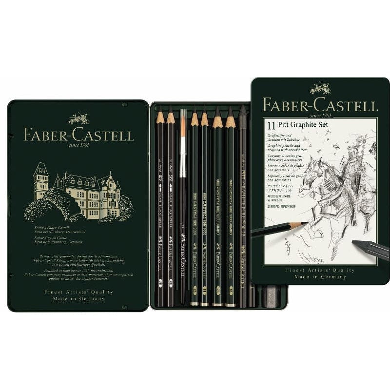 Faber-Castell PITT grafietset klein in blik