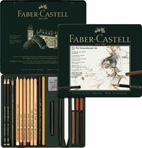 Faber-Castell PITT Monochrome tekenset 21 stuks in blik