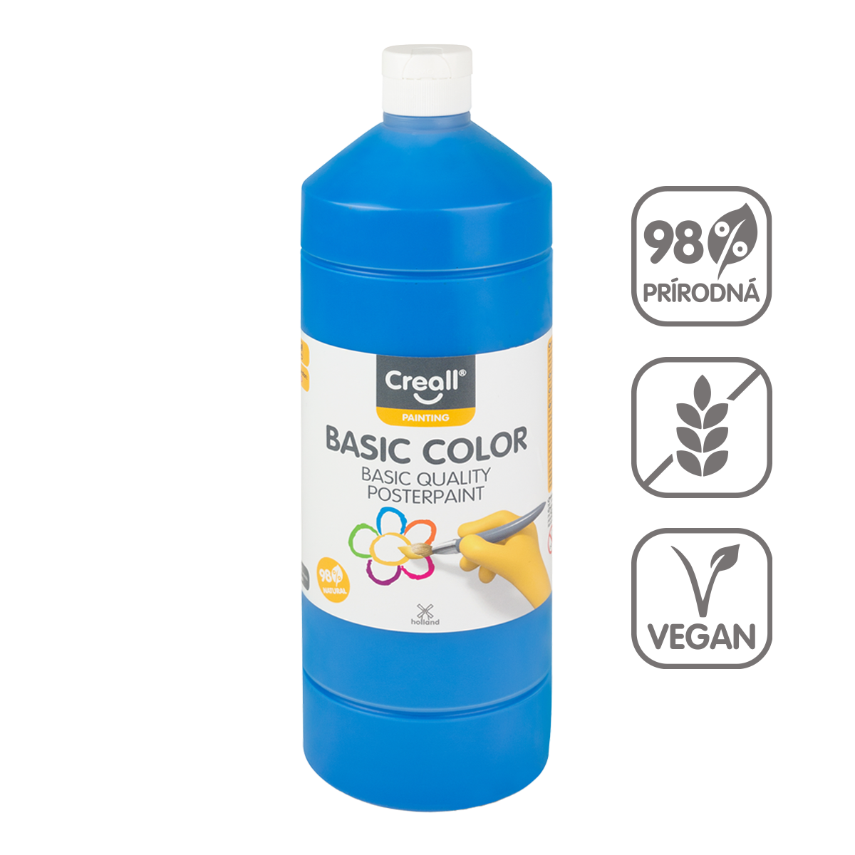 Plakkaatverf Creall 500 ml – blauw