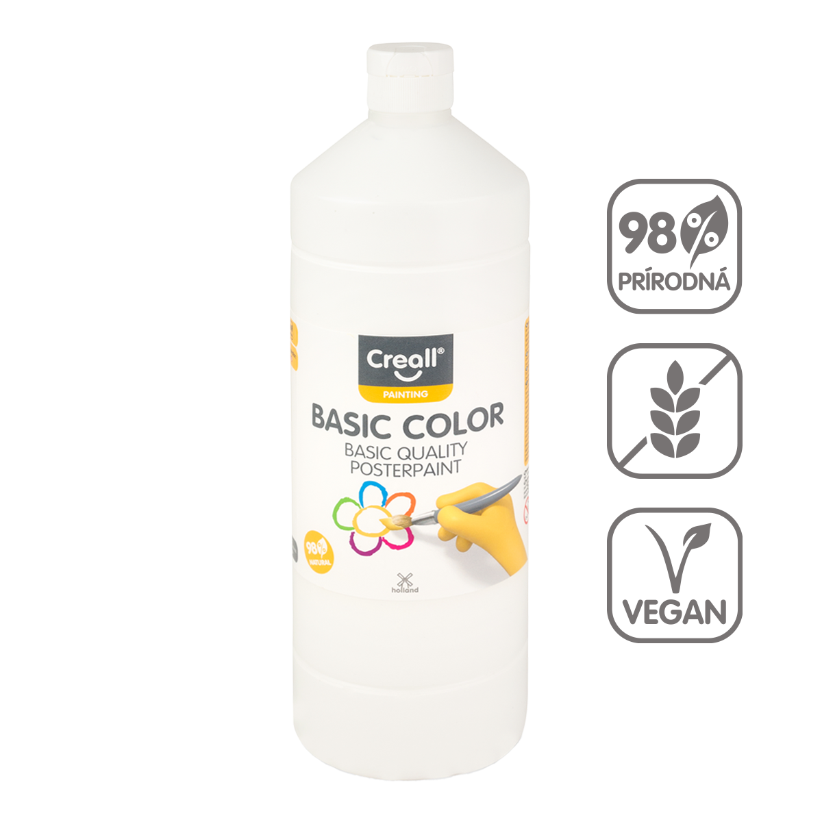 Plakkaatverf Creall 500 ml – wit