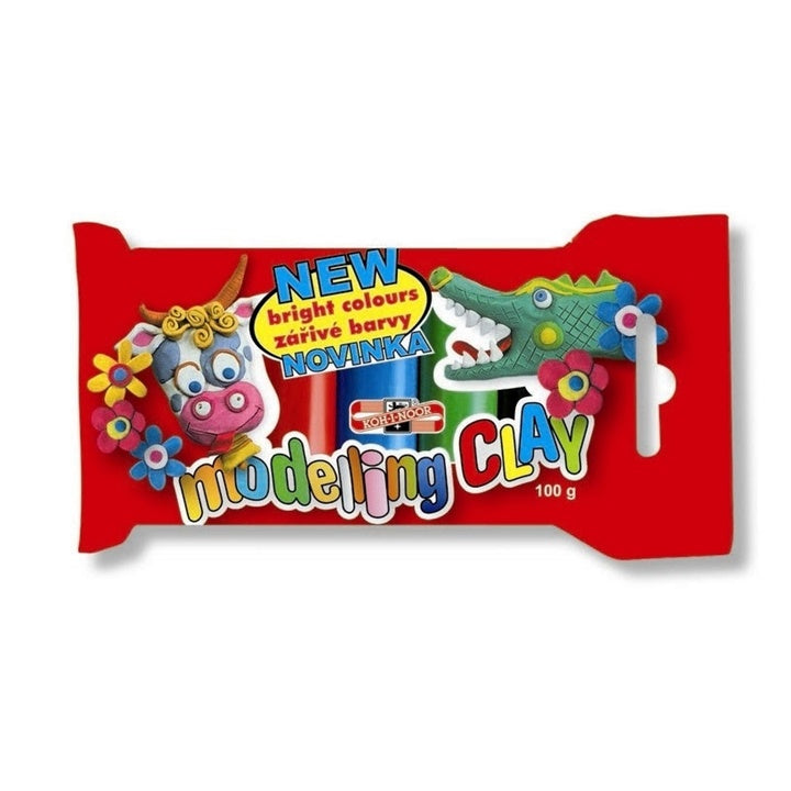 Koh-i-noor plasticine, 5 kleuren, 100 g