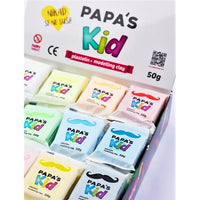 Papa's Kid plasticine in doos, 48 × 50 g – afbeelding 3