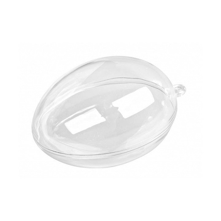 ARTMiE plastic ei 12 cm, deelbaar, met ophanglus