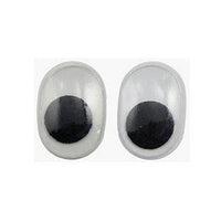 Wiebelogen ovaal van plastic, 4 stuks