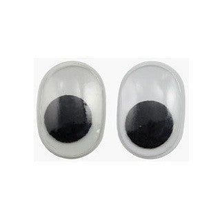 Wiebelogen ovaal van plastic, 4 stuks