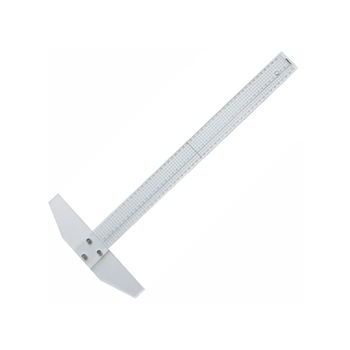 LENIAR T-liniaal 70 cm van transparant acryl