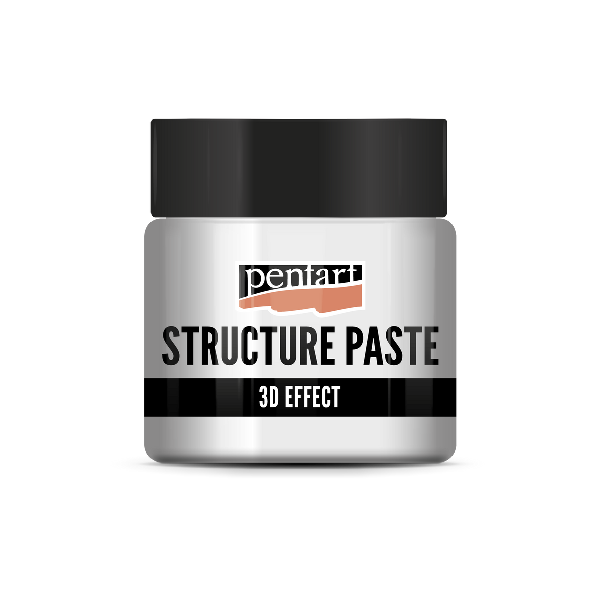 Pentart structuurpasta wit, fijnkorrelig – afbeelding 3
