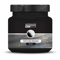 Pentart Wall Decor structuurgrondering zwart 150 ml tot 10 l – afbeelding 3