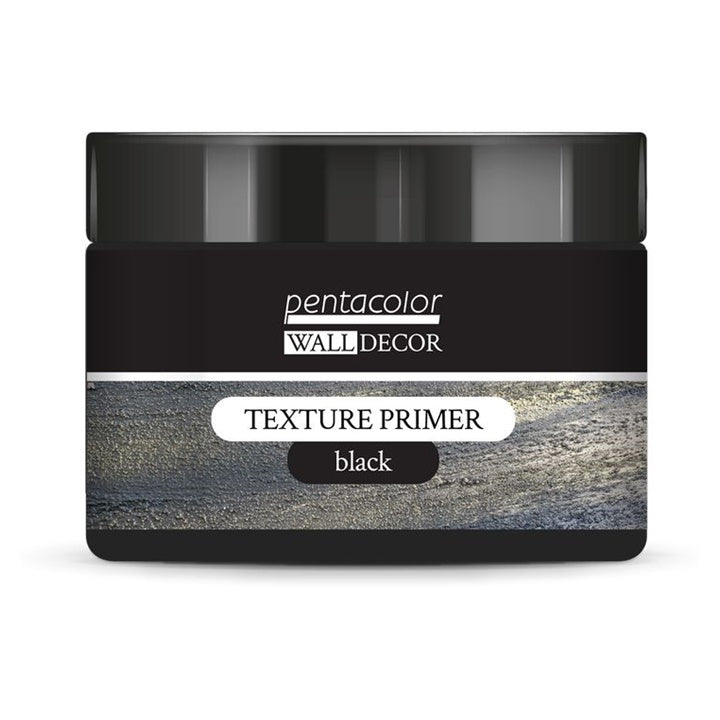 Pentart Wall Decor structuurgrondering zwart 150 ml tot 10 l