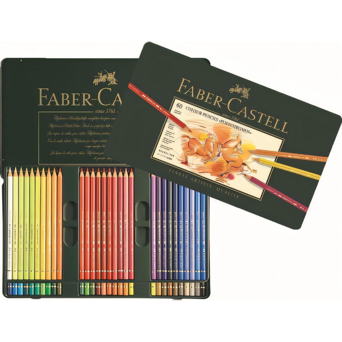 Polychromos Colored Pencils Set of 60 - Tin