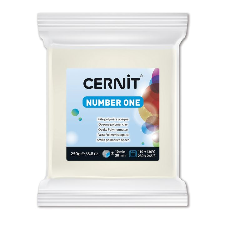 Cernit Number One polymeerklei, dekkend, 250 g – afbeelding 2