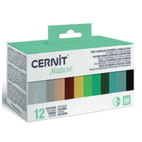 Cernit polymeerklei Nature, set 12 × 25 g