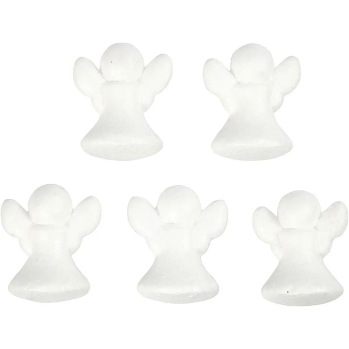 Polystyrene Angel 6 cm Set of 5 — image 2