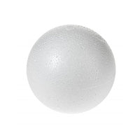 Pentart piepschuimbal 20 cm, 2 halve bollen