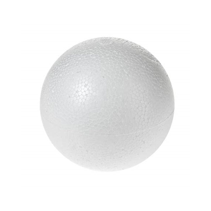 Pentart piepschuimbal 20 cm, 2 halve bollen