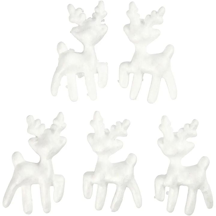 Creativ Company piepschuimrendier 11,5 cm, 5 stuks – afbeelding 2