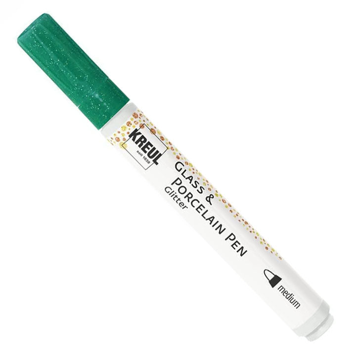 Porselein- en glasstift KREUL Glitter medium 1–3 mm