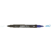 Marvy 122-S textielstift met ronde punt en penseelpunt – afbeelding 3