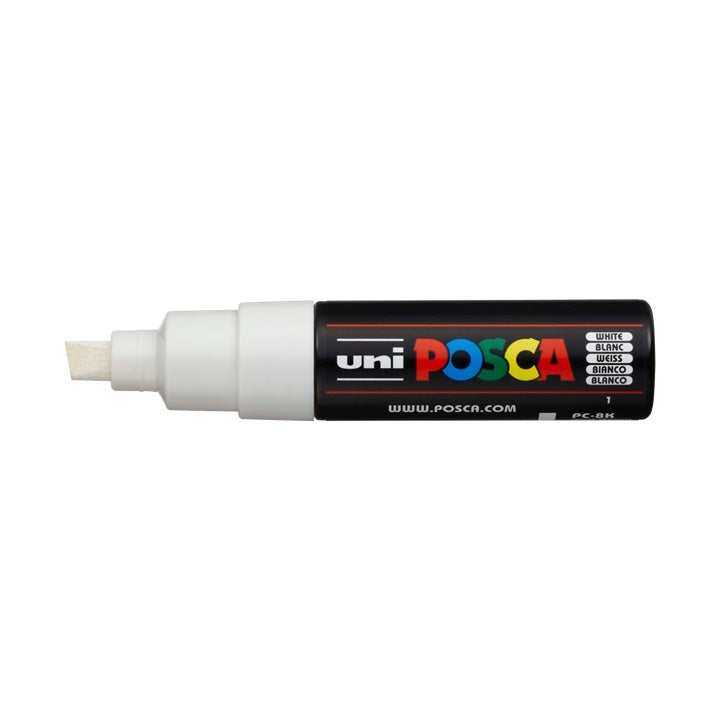 Uni POSCA PC-8K verfstift 8 mm – brede beitelpunt – afbeelding 3