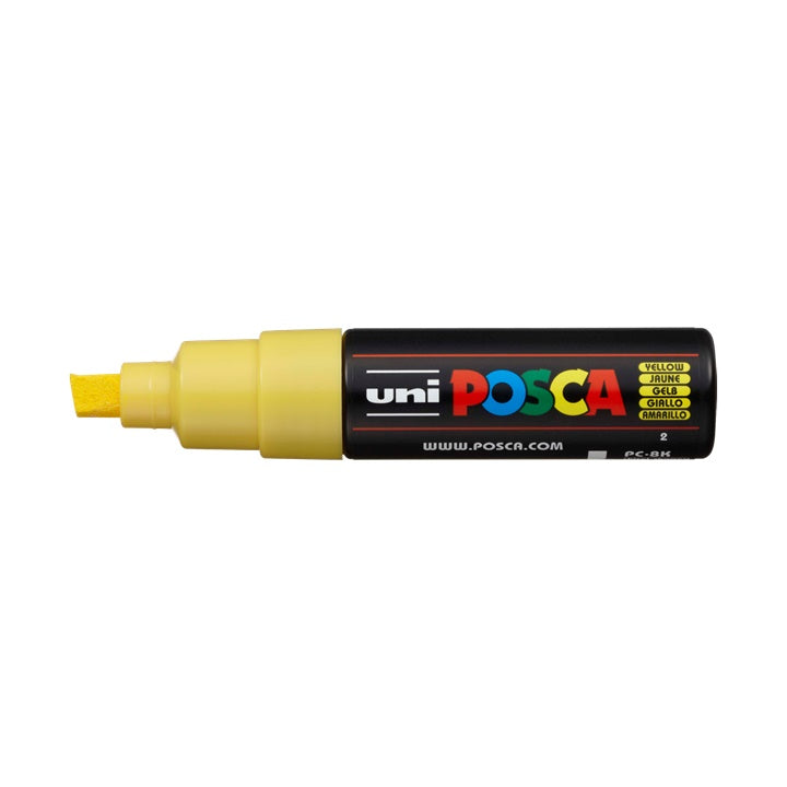 Uni POSCA PC-8K verfstift 8 mm – brede beitelpunt – afbeelding 4