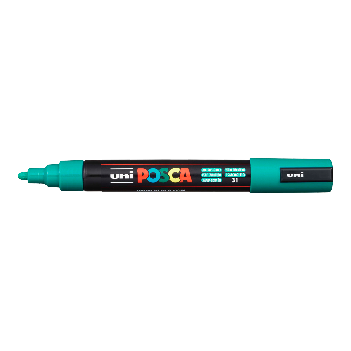 Posca acrylic marker PC-5M, 1.8 – 2.5 mm, Emerald Green (31)
