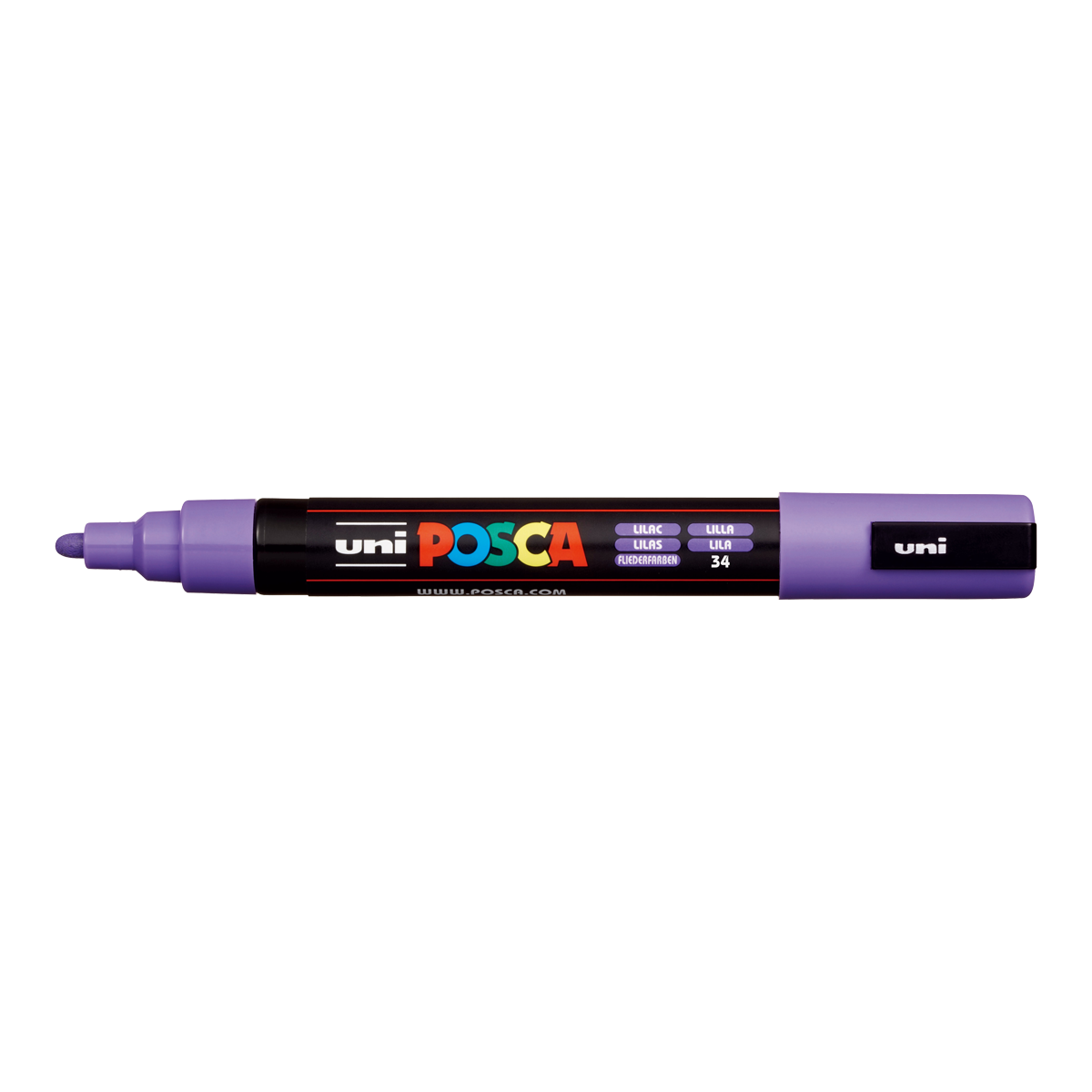 Posca Acrylic Marker PC-5M, 1.8 – 2.5 mm, Lilac (34)