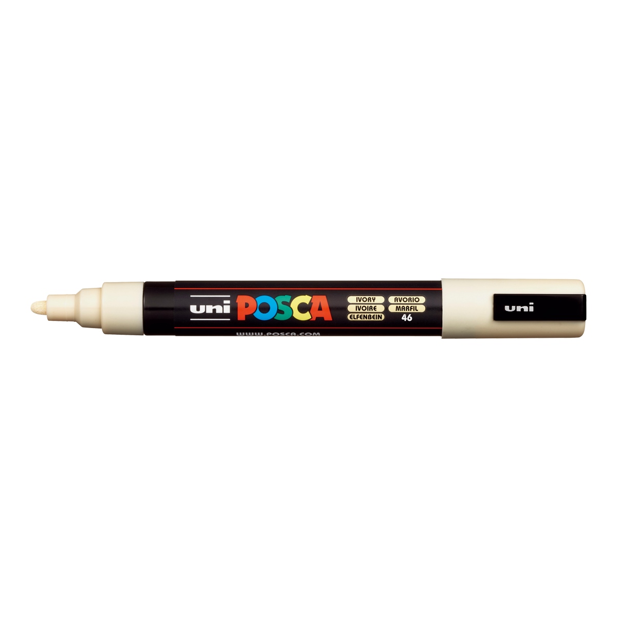 Posca acrylic marker PC-5M 1.8 - 2.5 mm - Straw Yellow / Ivory