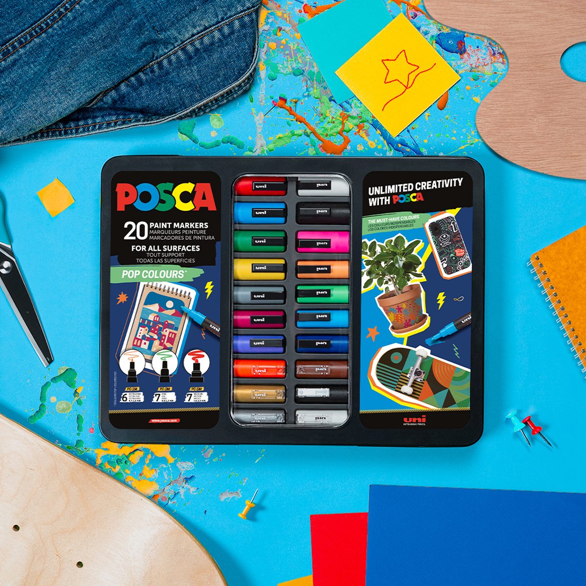 Posca Acrylic Marker Set - Assorted Variants