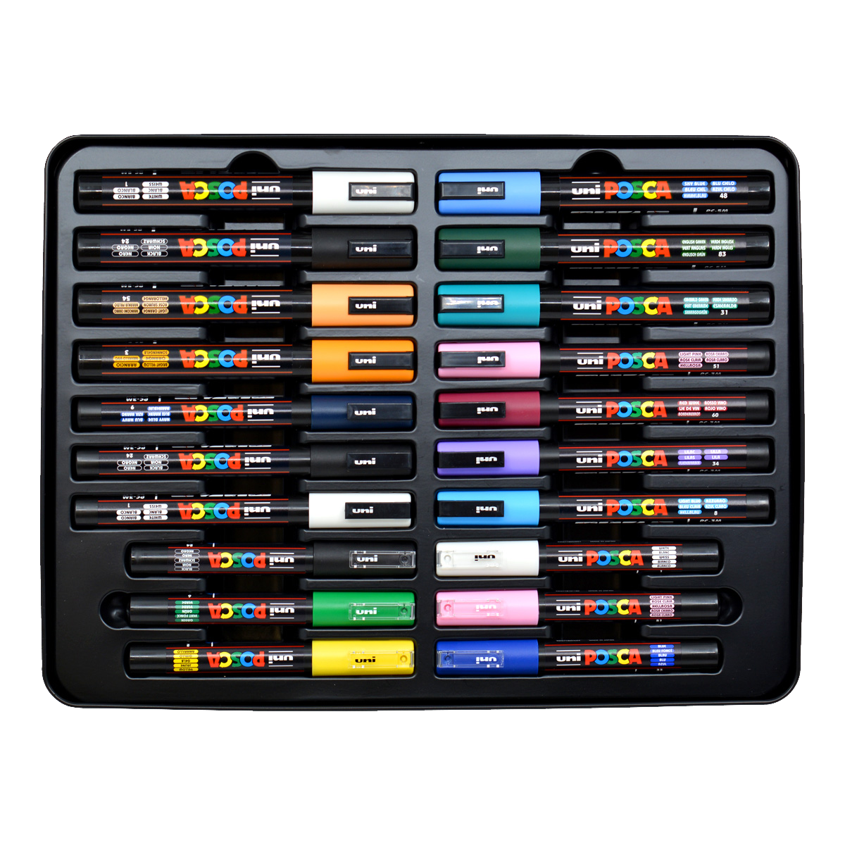 Posca acrylmarkers GRAFFITI set, 20 stuks