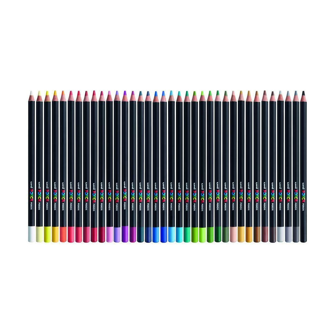 Posca oliepastels KPE-200 36C, set in gemengde kleuren